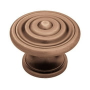 Liberty Hardware PN0407-RAL-C Cabinet Knob, Concentric Round, Antique Red, 1-3/8-In. - Quantity 1