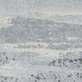 thumbnail image 4 of 5â€™ x 8â€™ Blue Gray Abstract Mist Modern Area Rug, 4 of 9