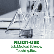 20mL Luer Slip Syringe (50Pack), Sterile, Individually Wrapped, Syringes for Liquid, Scientific Labs, Feeding Syringes for Pets, Measurement, Medicine, Dispensing, Oral, Clear