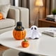 thumbnail image 4 of Lámpara Decorativa Nocturna de Halloween, Linterna de Calabaza Fantasma, Adorno con Brillo Cálido, Lámpara LED Portátil con Pilas de Botón, 11x7x5.5cm para Decoración de Fiesta de Halloween., 4 of 6