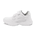 thumbnail image 5 of Tenis escolar Audaz para niño sintético blanco Alien con doble tira de contacto, 5 of 5