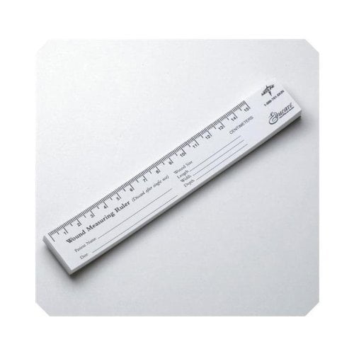 wound measuring rulers wound measuring ruler 25 sheetspad 10 pads