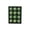 Green, variant on 12 Piece Ivory and Gold Christmas Ball Ornament Set with Embossed Patterns