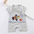 thumbnail image 2 of Gubotare Baby Clothes Unisex Baby-boys Short Sleeve Bodysuits Baby and Toddler T-Shirt Set Size 12-18 Months (Grey,12-18 Months), 2 of 4