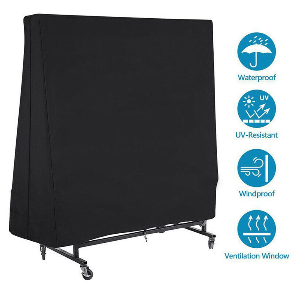 Ariw Table Tennis Cover Case Accessories Shade Cloth Dustproof Ping-Pong Garden Outdoor Waterproof Storage Folding Desk Protective Sports