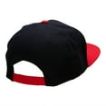 thumbnail image 4 of DJ Icon Embroidered Wool Blend Pro Style Snapback - Red Black OSFM, 4 of 5