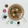 thumbnail image 4 of VAULT- 9" Inch Disposable Brown Kraft Paper Pizza Plates 100Pcs, 4 of 5