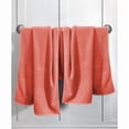 thumbnail image 3 of Feather and Stitch Premium 100% Cotton 6-Piece Towel Set, Coral – Soft, Plush, and Absorbent Bathroom Towels, 3 of 5