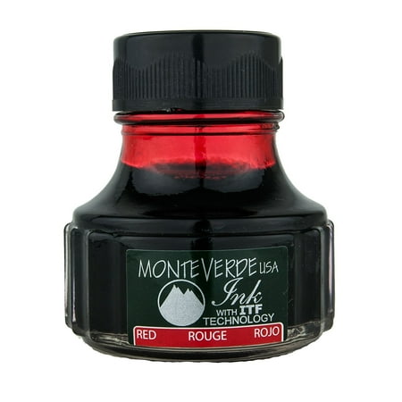 UPC: 0080333904381 | Monteverde Monteverde Bottled Ink Pen Refill Nib Point Red Ink (G308RD)