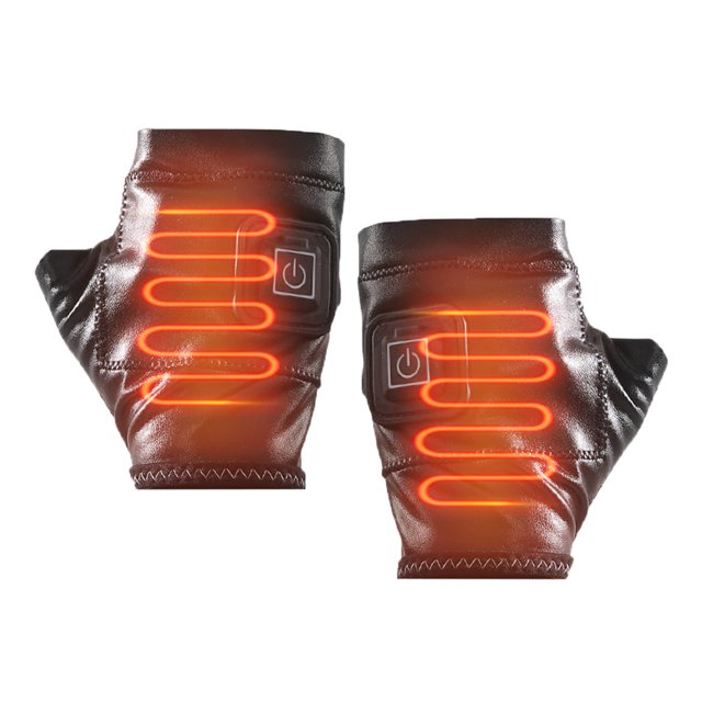 Guantes Calefactables WDOplteas con Calentador manos dedo con Carga USB para Escalar Senderismo negro M