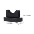 thumbnail image 2 of CTIRCHIU 2Set Multi-use Bat Stands Black Wood For Home Decoration, 2 of 8