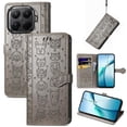 thumbnail image 4 of Funda Cartera FOXDOCK para Xiaomi 15T Pro , Flip PU con Relieve de Gatos y Perros, Tarjetero y Soporte, 4 of 6