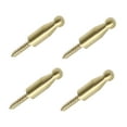 thumbnail image 4 of ELAYARD 4pcs Door Hooks Brass Single Hook Golden for Practical Use, 4 of 6