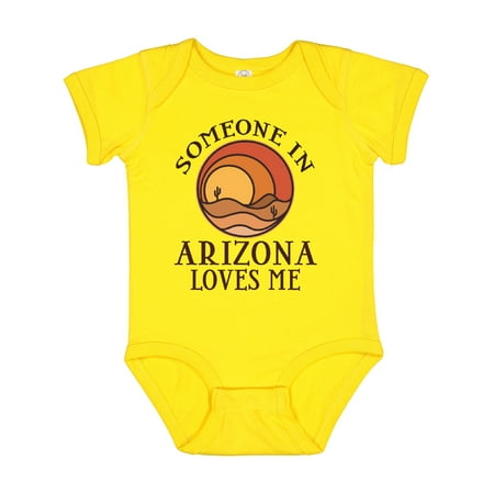 

Inktastic Someone in Arizona Loves Me Gift Baby Boy or Baby Girl Bodysuit