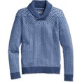 thumbnail image 1 of American Rag Mens Fair-Isle Shawl Sweater, Azul, XX-Large, 1 of 1