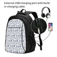 thumbnail image 2 of Daiia World Travel2 Pattern USB Charging Backpack for Men and Women, Anti-Theft Backpack,Travel Backpack,School Backpack,College Backpack,Laptop Backpack, 2 of 7