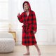 thumbnail image 1 of Ropa de cama Ropa infantil Albornoz grueso con capucha alargado Pijamas de terciopelo para niñas Camisón de poliéster para niñas, 1 of 7