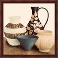 thumbnail image 3 of Great Art Now Decorative Beige Vessels by Lanie Loreth, 2 Piece Framed Art Set Each 13.25"W x 13.25"H, 3 of 3