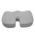 thumbnail image 3 of Aurora Health & Beauty Aurora Black Memory Foam Coccyx Seat Cushion Orthopedically Designed For Back, Tailbone And Sciatica Pain Relief; Promotes Proper Posture; Washable Cover, 3 of 6