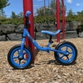 thumbnail image 3 of Mamba Sport 12" Balance Bike (Blue) Lightweight Adjustable Seat and Handlebar No Pedal Bicycle for Kids Ages 2-5 years old, Padded Seat, Safety Pad, Rubber Grips Flat Free EVA Tires, 3 of 4
