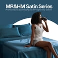 thumbnail image 6 of MR&HM Satin Pillow Case, 2 Pack Satin King Silky Pillowcase for Hair and Skin, Satin Pillowcase Set of 2, 20x40, Teal, 6 of 7