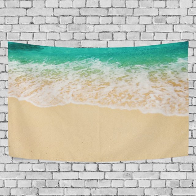 ABPHQTO Tapiz de playa y océano, decoración para colgar en la pared, decoración del hogar, sala de estar, dormitorio, 150x200 cm