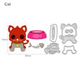 thumbnail image 2 of Cuadros Decorativos 1 Set Katze Metall Stanzformen für DIY Sammelalbum Prägeschablone/MS268-20096901 JShteea Nuevos Originales, 2 of 6