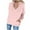 Pink, variant on VEKDONE 2025 Long Sleeve V-neck Hoodie for Women Trendy Solid Color Drawstring Pullover Fall Lightweight Comfy Hooded Tops with Pockets 2025 Casual Soft Sweatshirt Purple XL