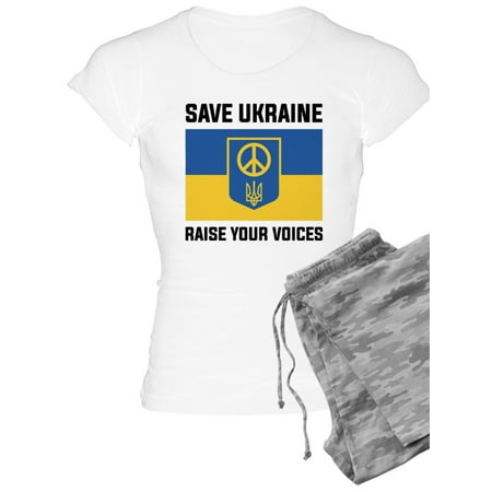 

CafePress - Save Ukraine Raise Your Voices Women s Light Pajam - Women s Light Pajamas