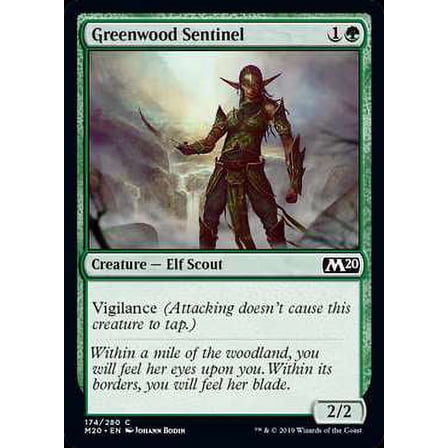 MtG Core Set 2020 Greenwood Sentinel #174