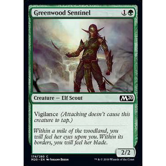 MtG Core Set 2020 Greenwood Sentinel #174