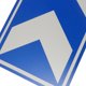 thumbnail image 3 of Parking Directional Arrow Sign Reflective Film Multi Material Weather-Resistant Installation 1 Set, 3 of 3