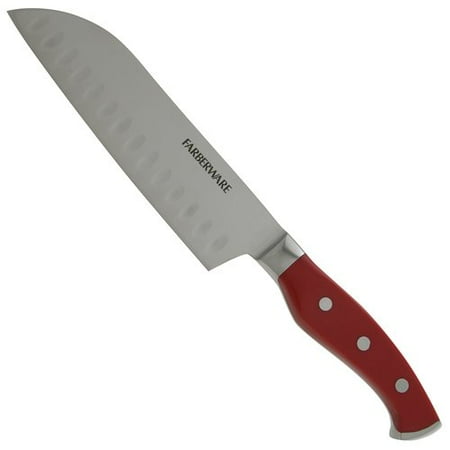 Farberware 7in Forged Red Santoku