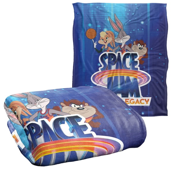Space Jam 2 Logo Crew Officially Licensed Silky Touch Super Soft Throw Blanket 50' x 60'