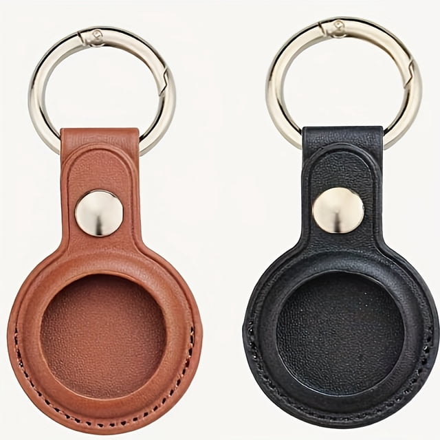 CNKOO 2pcs Airtag Protective Case Keychain Compatible Case for Apple Air Tag in 2 Colors ZZZ