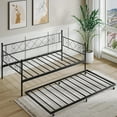 thumbnail image 6 of Kojooin Versatile Metal Daybed with Trundle and Headboard – Easy Assembly for Any Room, 6 of 7