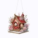 thumbnail image 1 of (LB167) Con Doble Cara Casa Flores Divertidos Diamantes Punteados E Impresión Alta en Una Dos Caras 25 Cm Likrtyny, 1 of 9