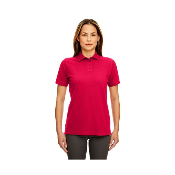 UltraClub Women's Classic Pique Polo Shirt, Style 8530