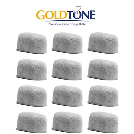 Classic Water Filter Cartridge - GoldTone (TM) Brand Replacement Charcoal Water Filter Cartridges for Keurig Classic and 2.0 Coffee Maker Machines - 12 Pack