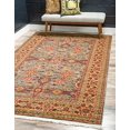 thumbnail image 2 of Unique Loom Edinburgh Medallion Area Rug 8' x 11' Rectangle Light Blue/Beige, 2 of 10