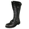 harley-davidson women's jill motorcycle boot, black, 5.5 m us