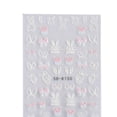 thumbnail image 4 of Calcomanías de uñas en relieve 5D Flor Animal Calcomanía tallada geométrica Perfecl 5D-K150, 4 of 6