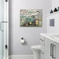 thumbnail image 4 of Farmhouse Barn Truck Wall Art Rustic Old Barn Teal Truck Butterfly Pictures Wall Decor Christian Motivational Quotes Prints Framed Modern Home Artwork for Living Room Bedroom Bathroom 16"x12", 4 of 6