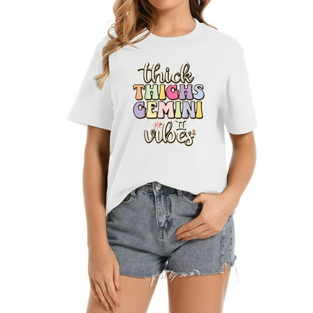 Retro Astrology May June birthday Zodiac sign groovy Gemini T-Shirt