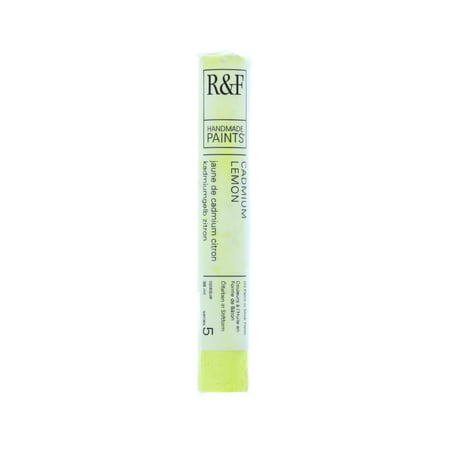 UPC: 0836943005501 | R&F Handmade Paints Pigment Stick  38ml  Cadmium Lemon