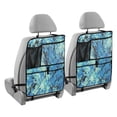 thumbnail image 2 of Iauyy 2-in-1 Car Kick Mats Back Seat Protector, 6 Large Storage Pockets , Universal Car Seat Back Protectors Kick for SUV & Sedan 25x18in,Locke's Abstract Expressionism, 2 of 6