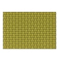 thumbnail image 1 of Emoticon Cutting Board, Smiling Faces Expressing Happiness in Diagonal Joyful, Decorative Tempered Glass Cutting and Serving Board, Small Size, Dark Army Green and Yellow, by Ambesonne, 1 of 1