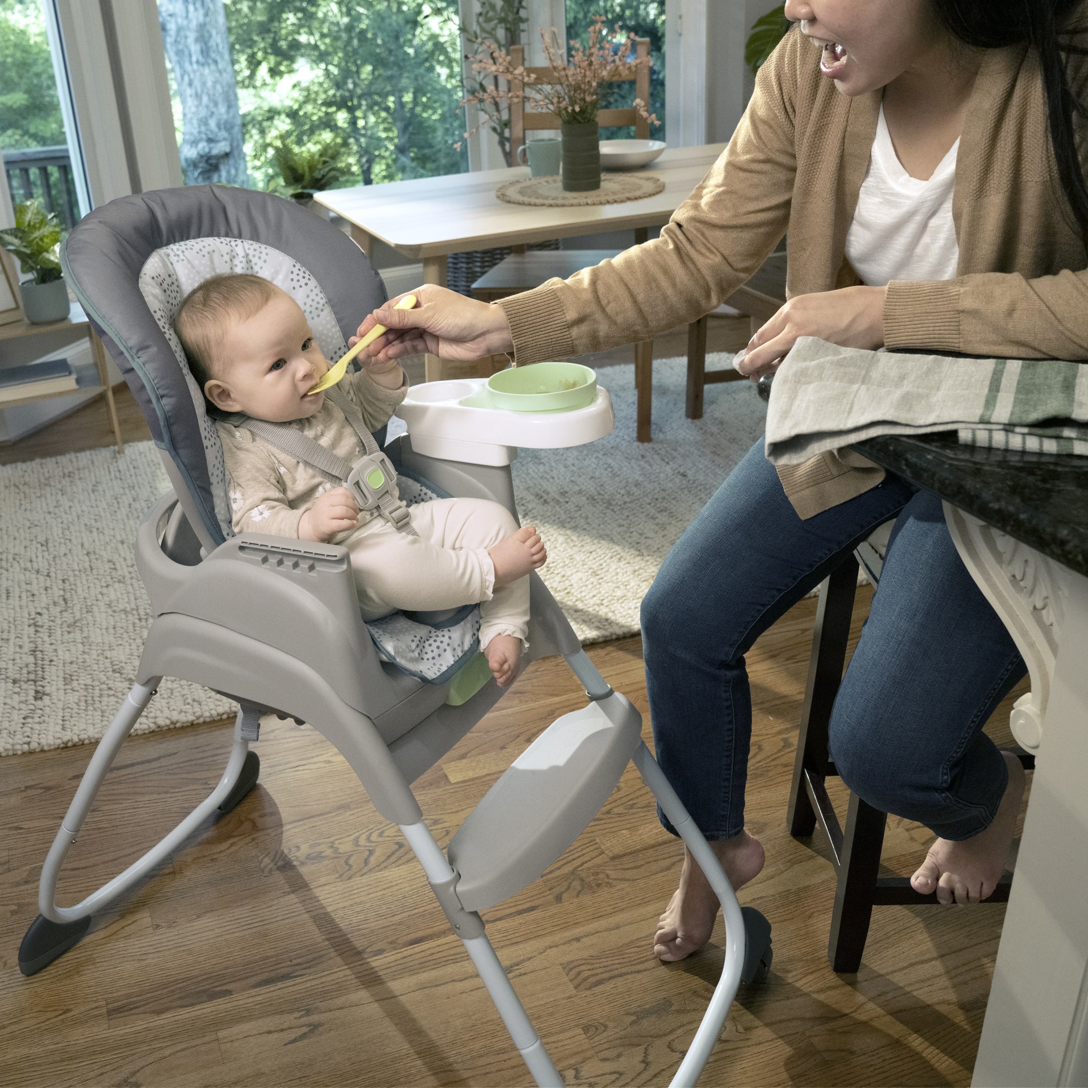 Ingenuity Full Course 6-in-1 High Chair, Astro Gray photo 5