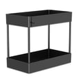 thumbnail image 1 of Advancent Estante organizador para debajo del fregadero, ganchos colgantes apilables, conexión expandible, estante de 2 niveles, accesorios para Almacenamiento y organización del hogar Negro, 1 of 6