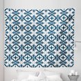 thumbnail image 1 of Blue and White Tapestry, Traditional Portuguese Azulejo Tiles Pattern Illustration, Fabric Wall Hanging Decor for Bedroom Living Room Dorm, 5 Sizes, Pale Blue Dark Blue, by Ambesonne, 1 of 1